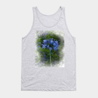 The Blue Bloom In Watercolor Tank Top